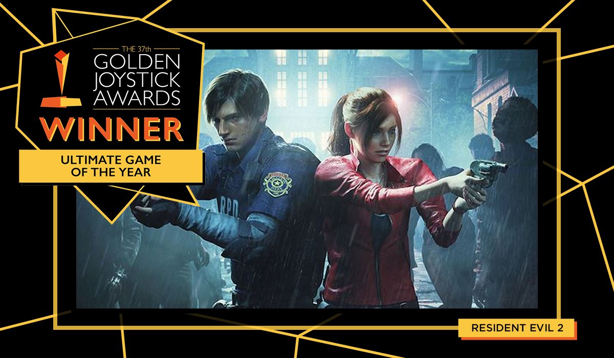 A Resident Evil 2 fölényesen nyerte Az Év Játéka díjat a Golden Joystick Awards közönségszavazásán A Resident Evil 2 fölényesen nyerte Az Év Játéka díjat a Golden Joystick Awards közönségszavazásán